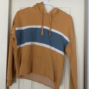Cropped hoodie, size small